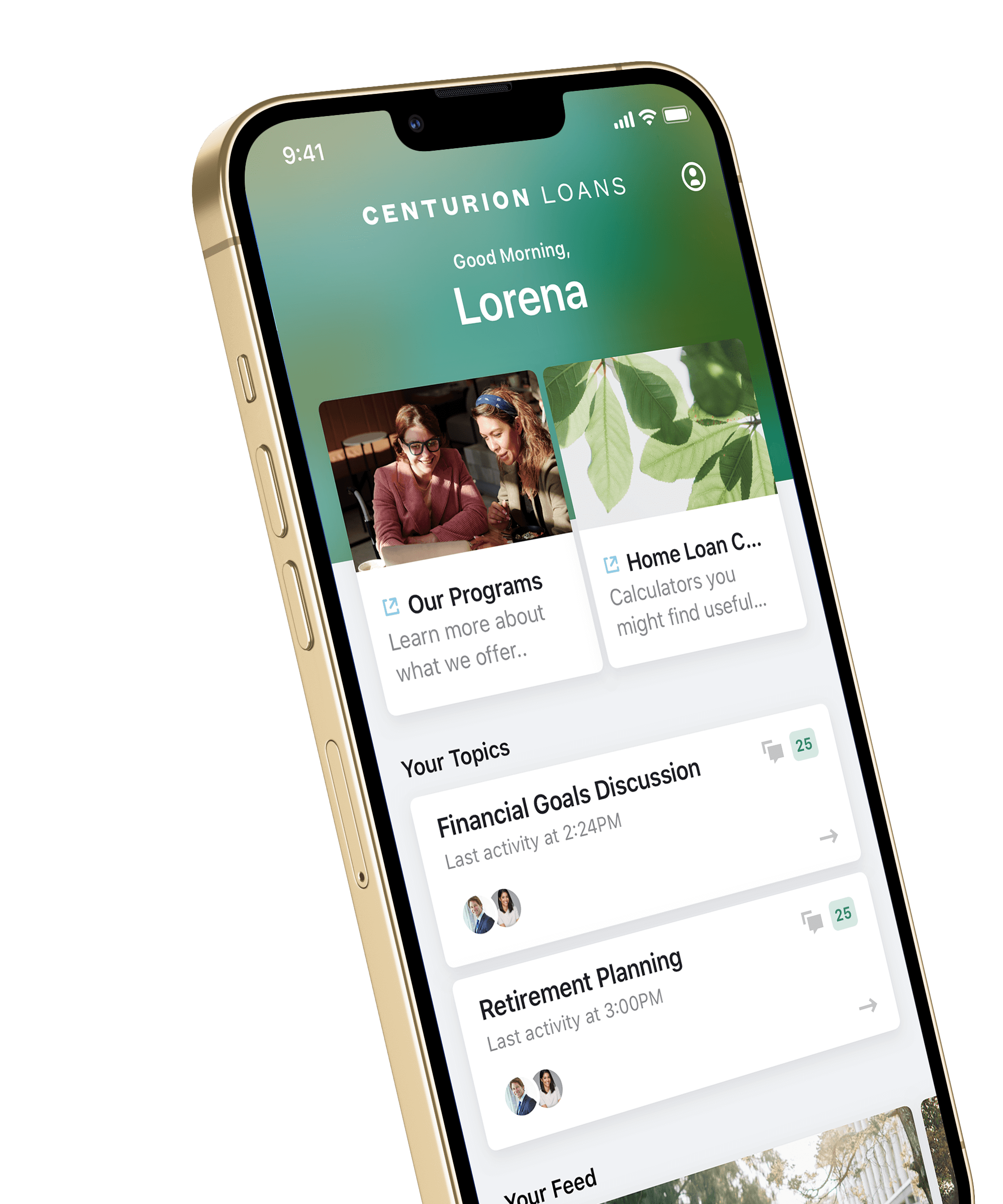 Moxtra-Powered OneStop Client Interaction Hub on iPhone