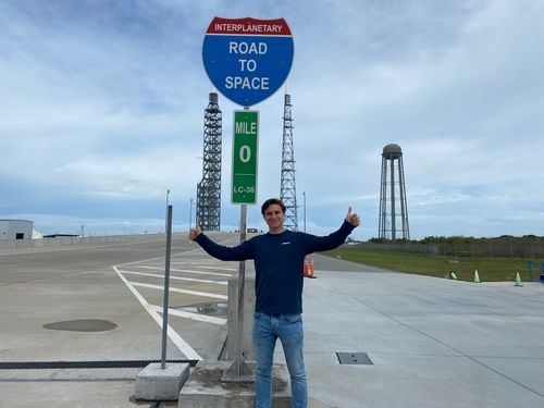 Launch site vist Blue Origin