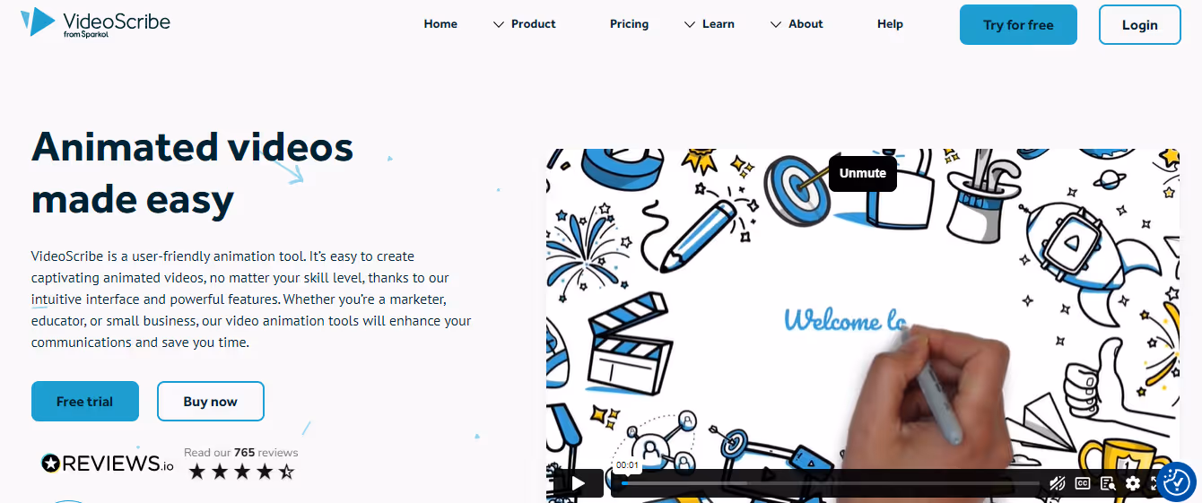 video scribe - Best AI Animation Generator