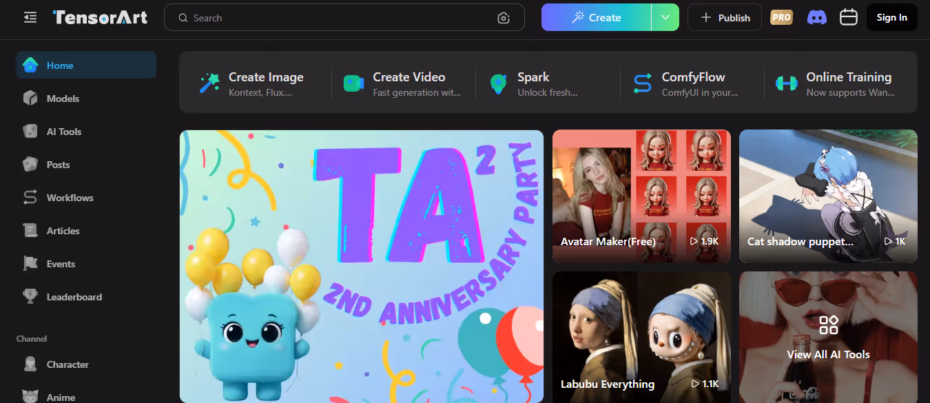 tensor ai - Tensor Art AI