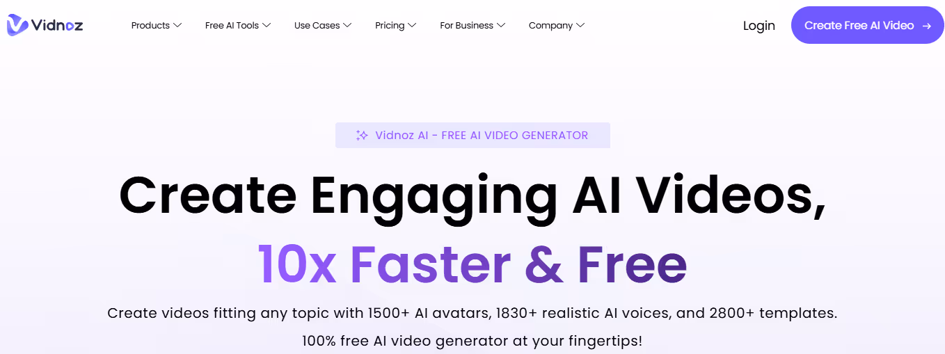 vidnoz - Vidu AI