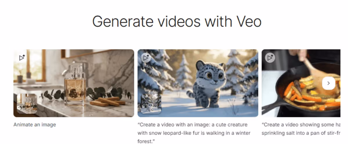 Google Veo 2 Homepage