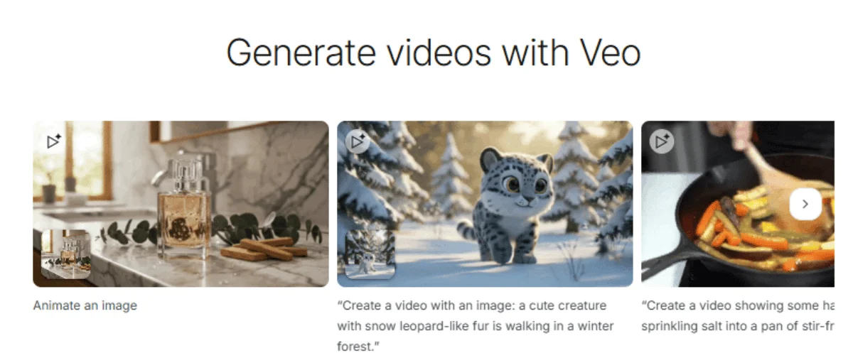 Google Veo 2 Homepage