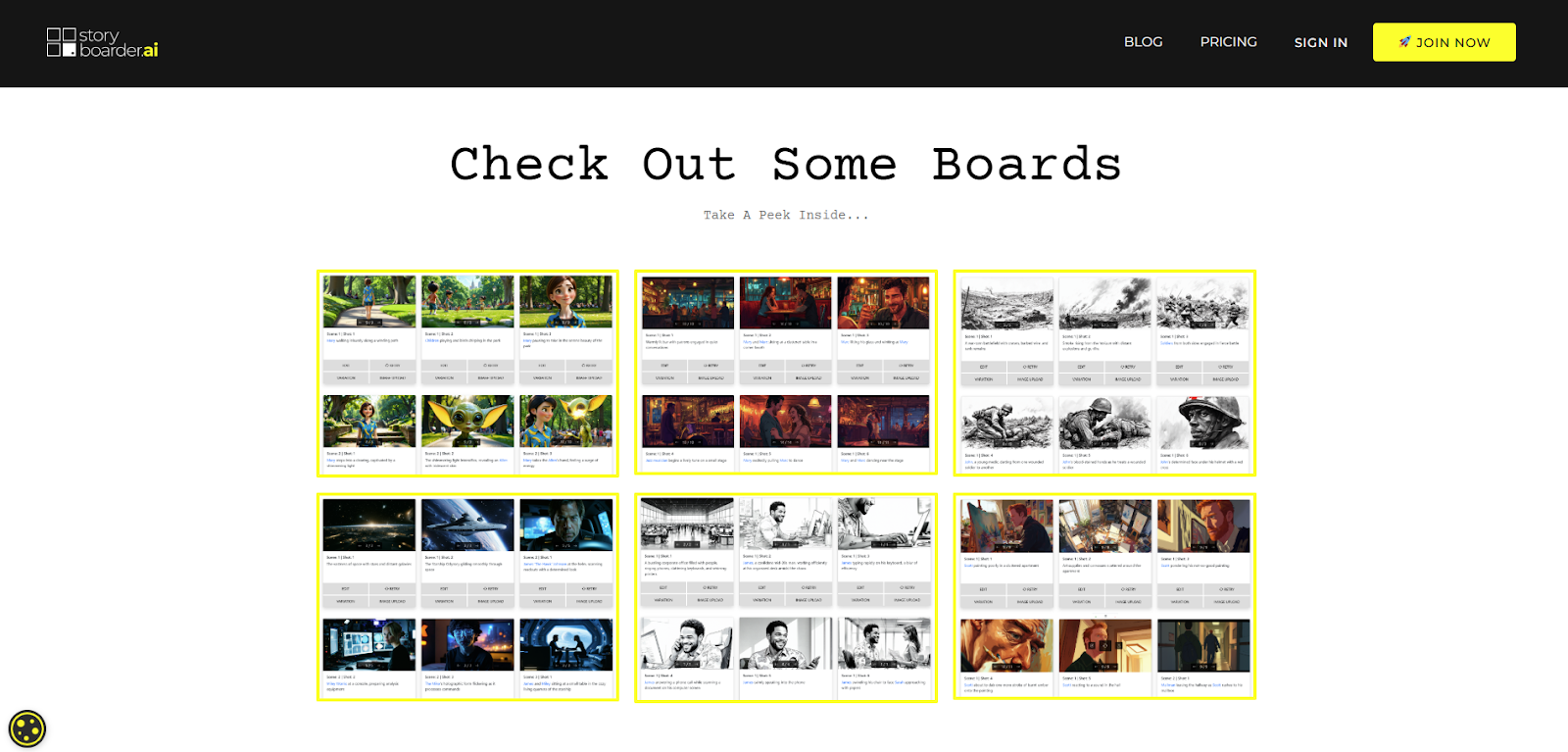 Best AI Storyboard GeneratorsStoryboarder.ai: Great for Fast Concepts, Less Great for Full Projects