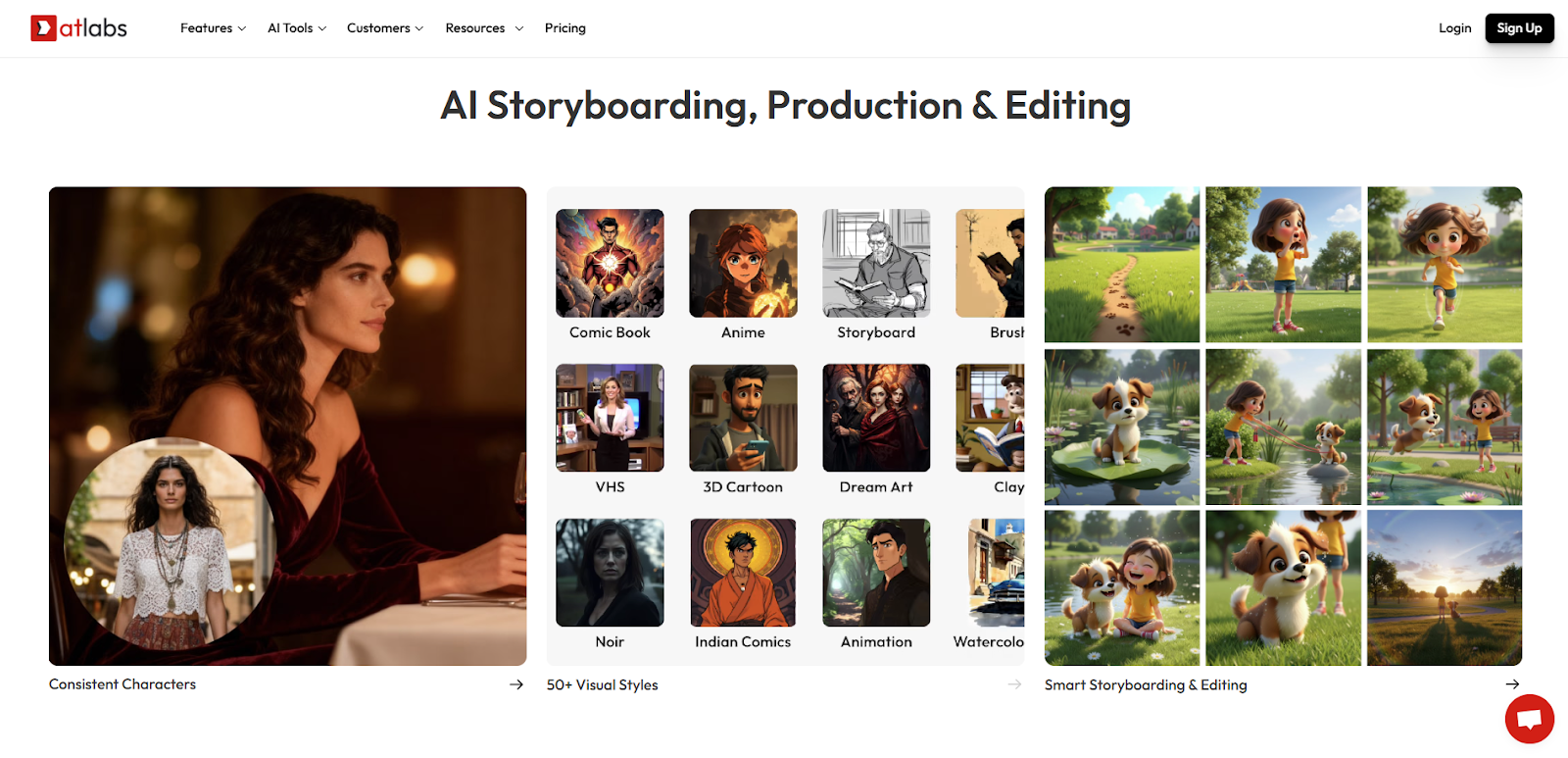 Best AI Storyboard GeneratorsAtlabs: The Fastest All-in-One Tool for Script, Storyboard, and Video