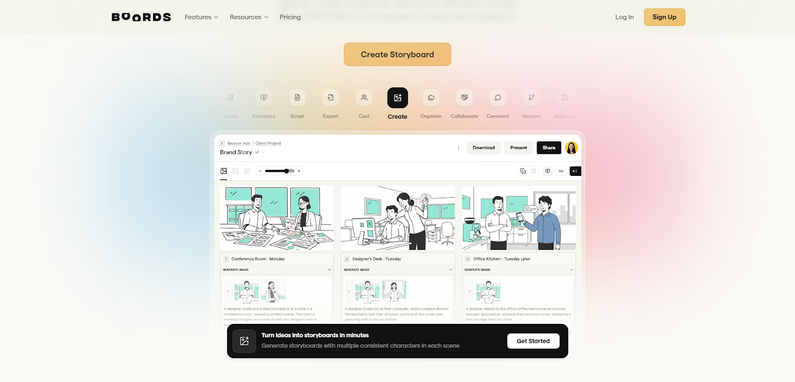 Best AI Storyboard GeneratorsBoords: Best for Teams Who Want Fast, Organized, Studio-Ready Storyboards
