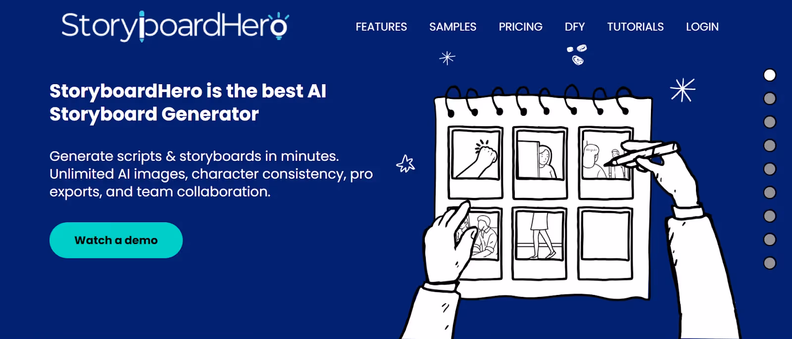 StoryboardHero Homepage