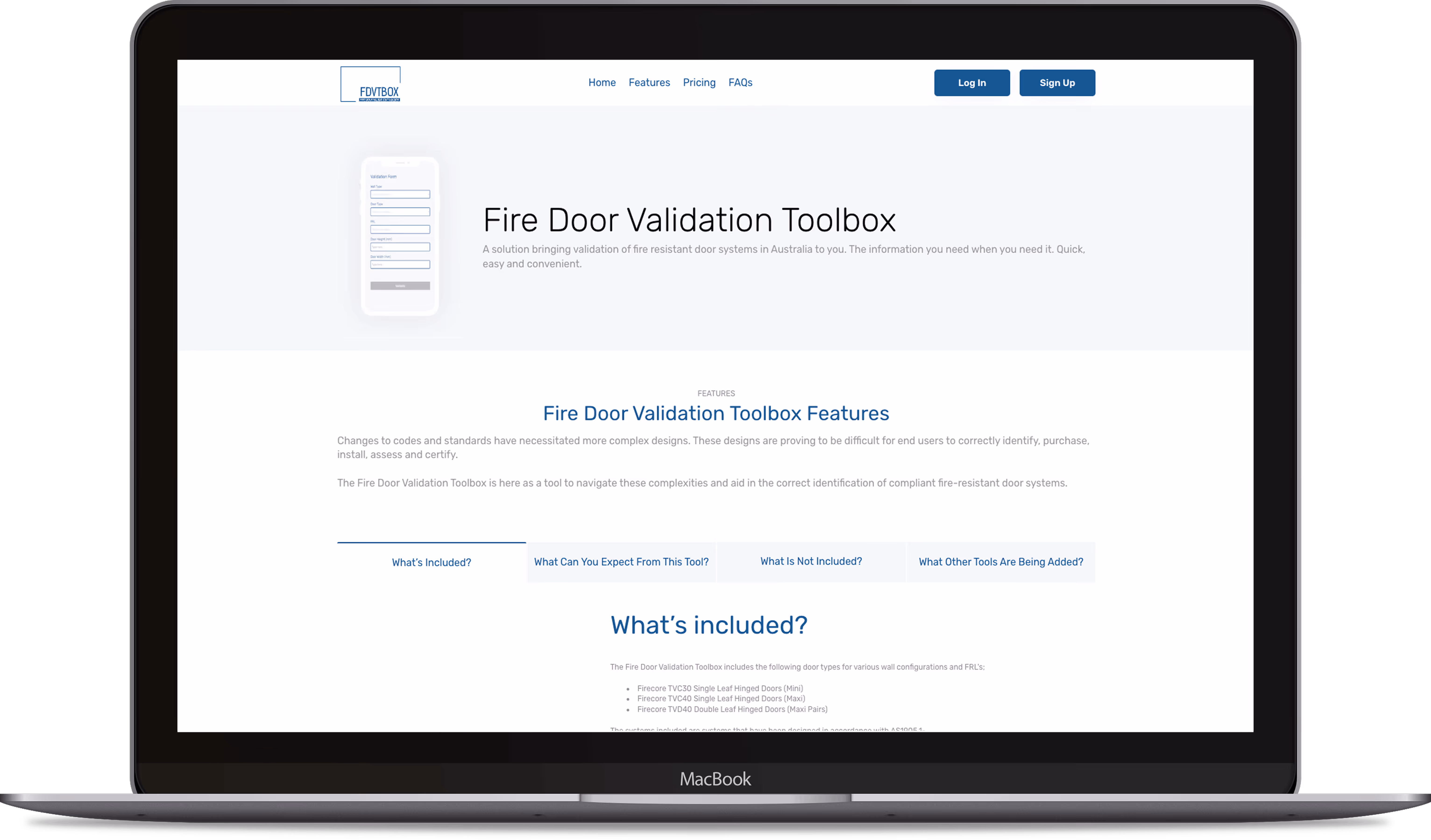 Toolbox display mock up