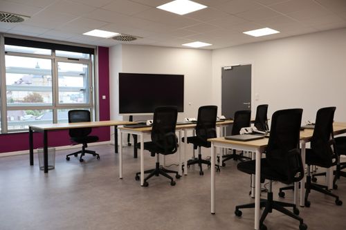 salle de cours ecole superieure appliquée au design et au digital a montbeliard