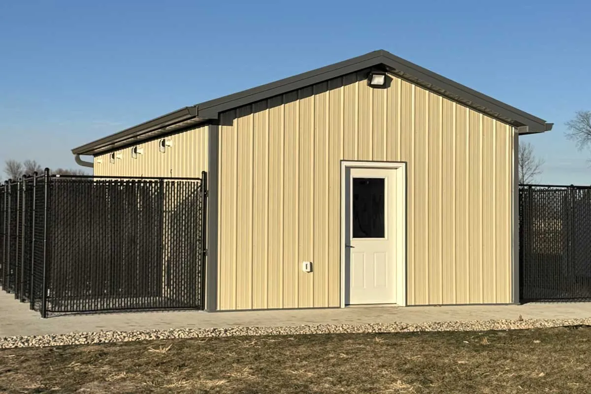dog kennel exterior