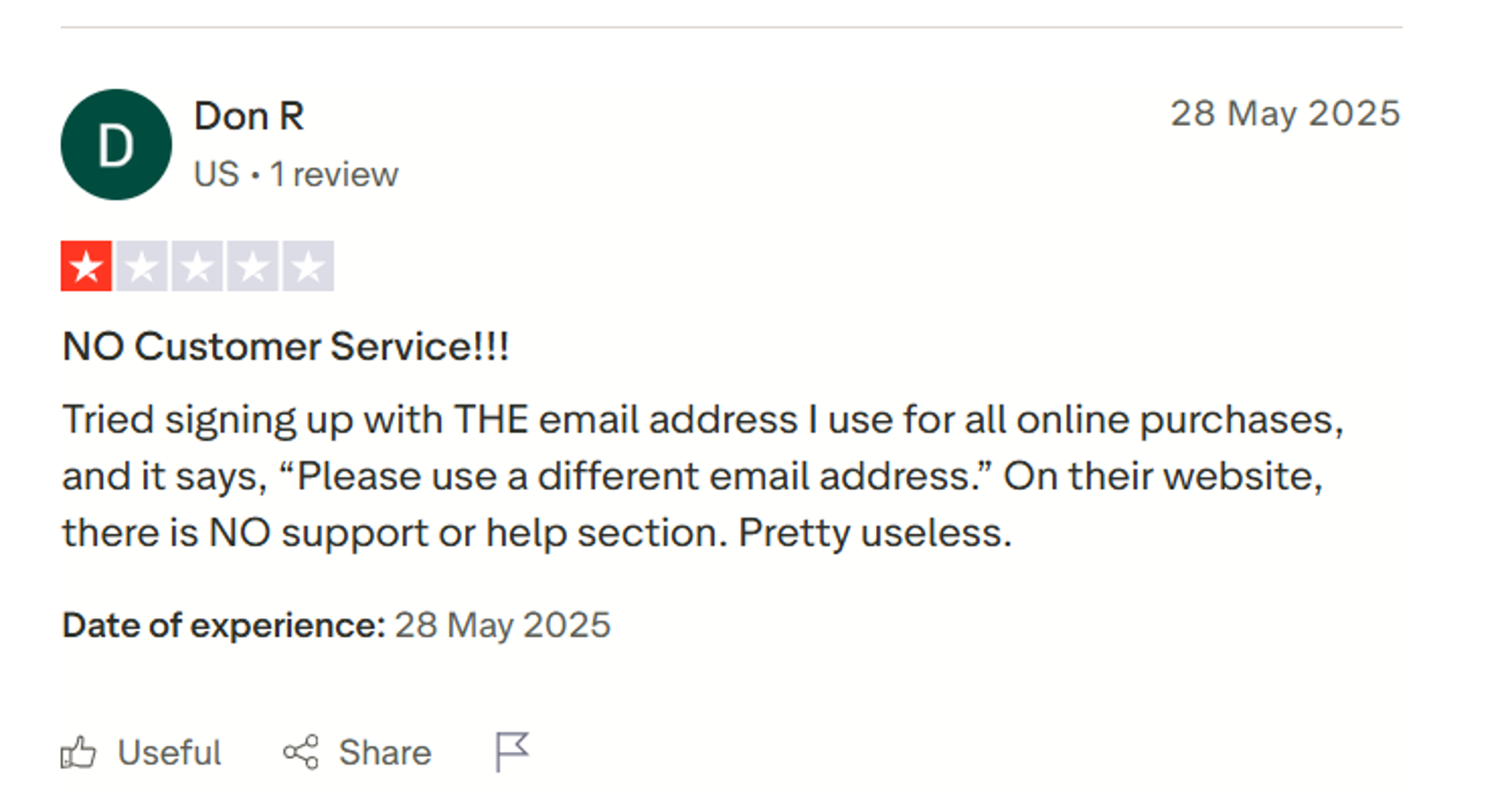 Narvar Customer Complaint: No Customer Service