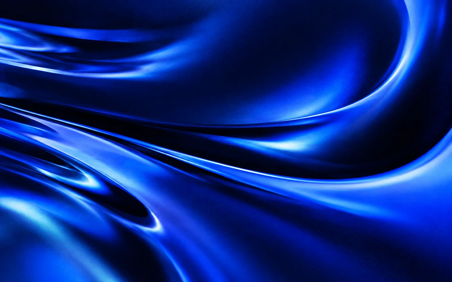 Abstrakter ultramarinblauer Lichtverlauf als Bild für die Kontextphase