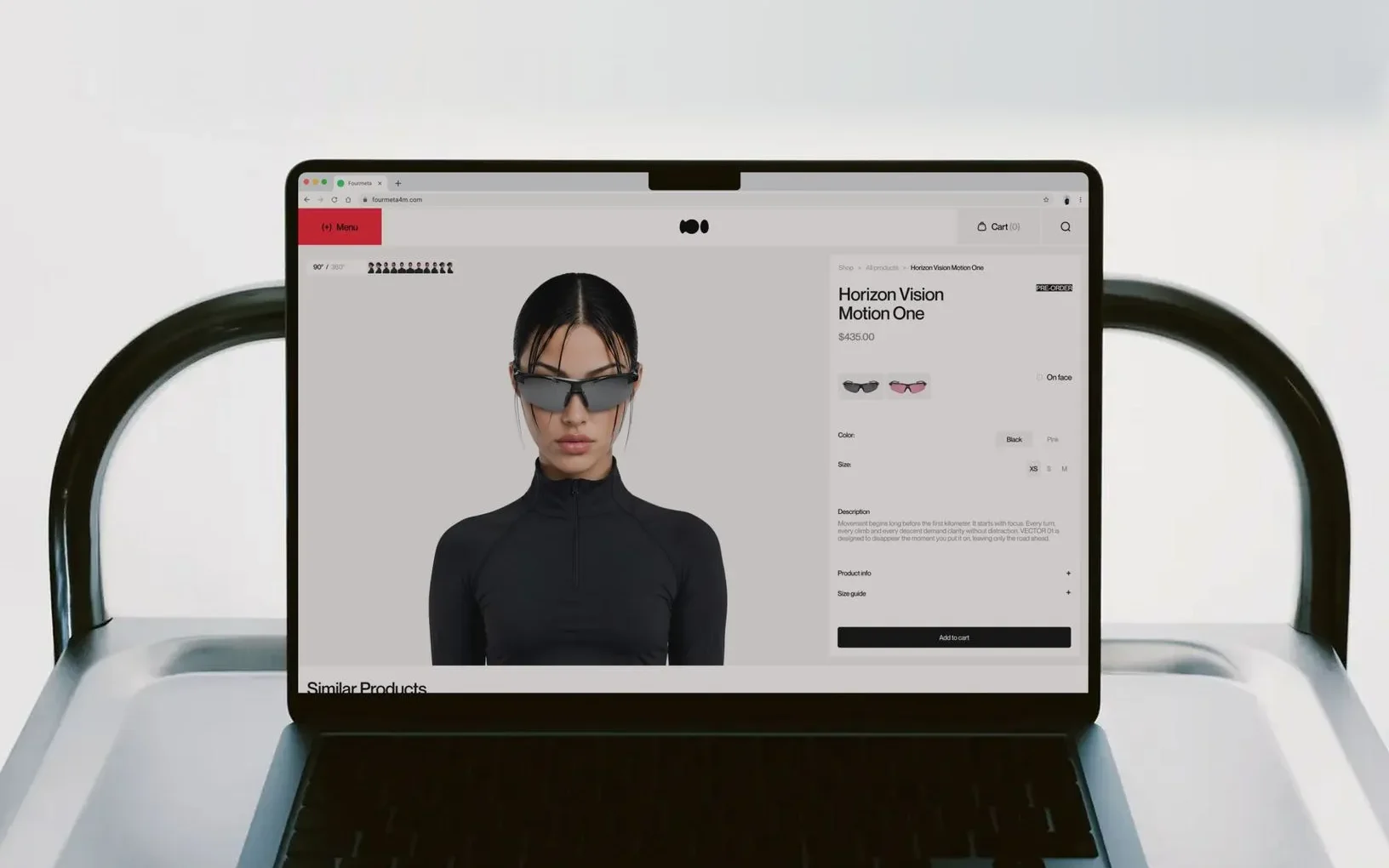 Horizon: Brand identity and eCommerce store for an eyewear brand