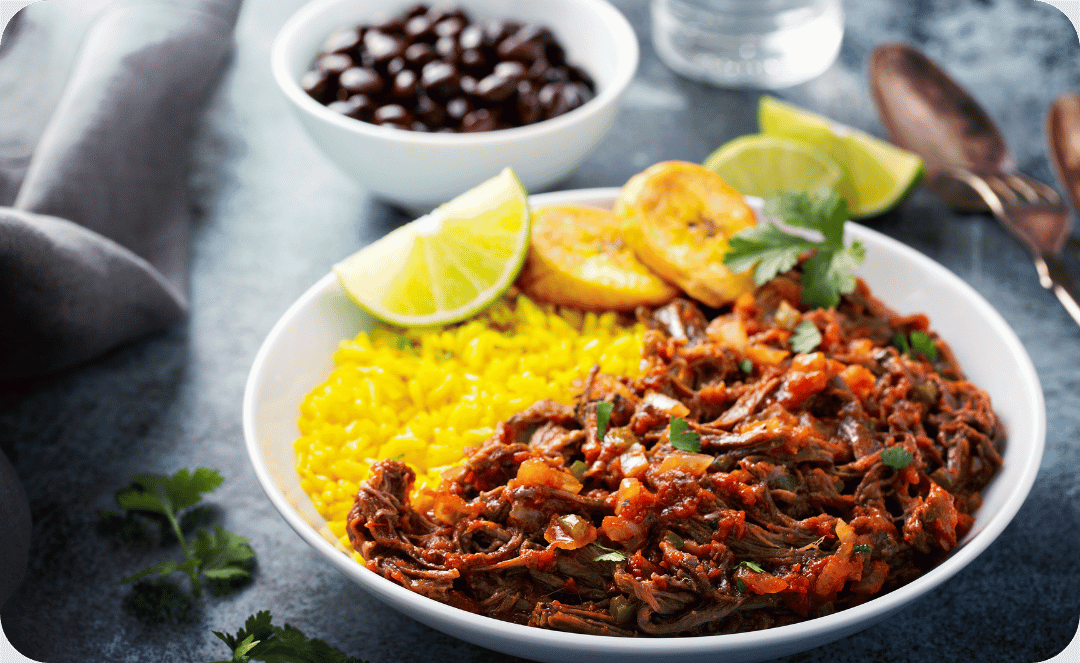 plate of cuban food
