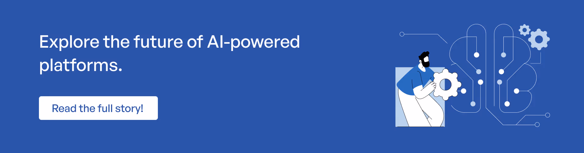 A CTA banner for health insurance company AI-Native Platform Engineering case study