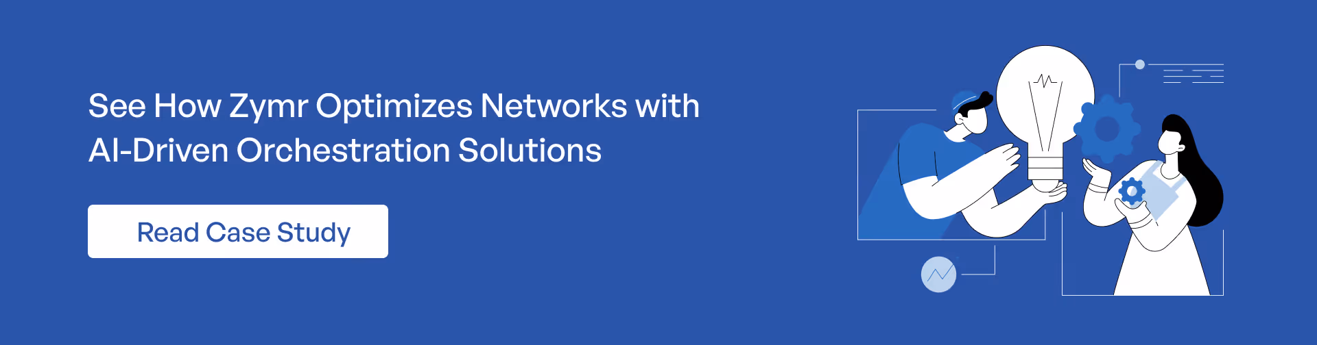 A CTA Banner for a case study of  Network optimization with AI-Driven Orchestration Solutions