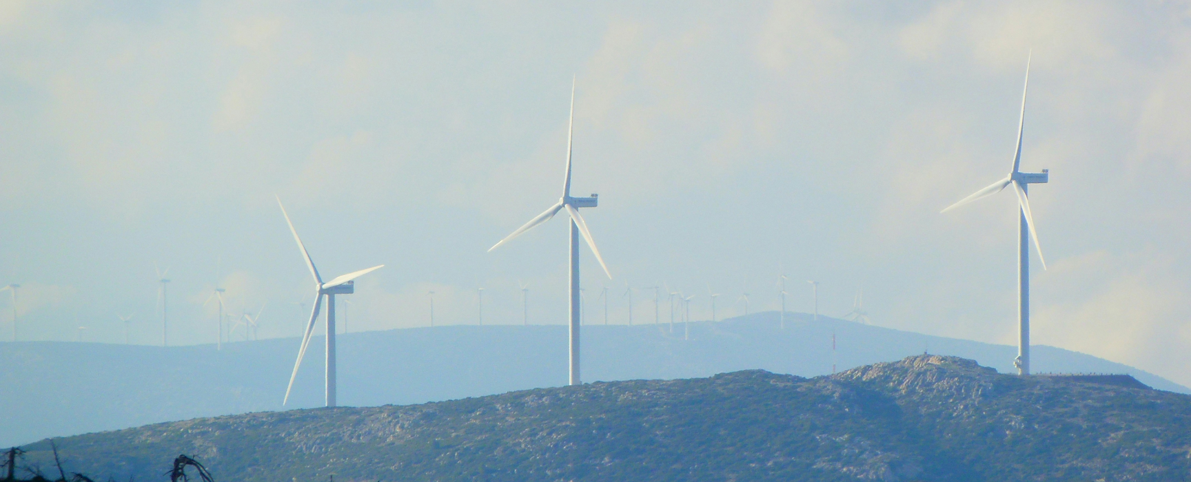 windmills on a hill