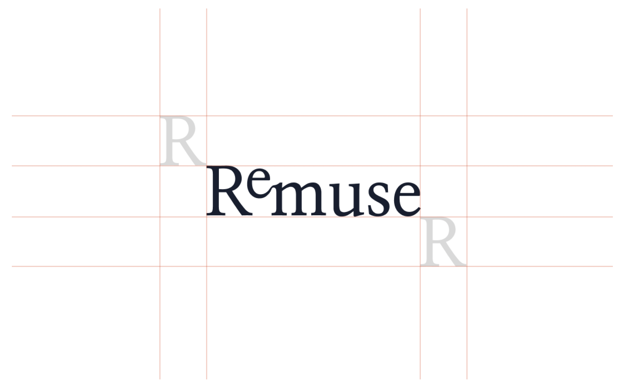 ReMuse logo space illustrated through red lines