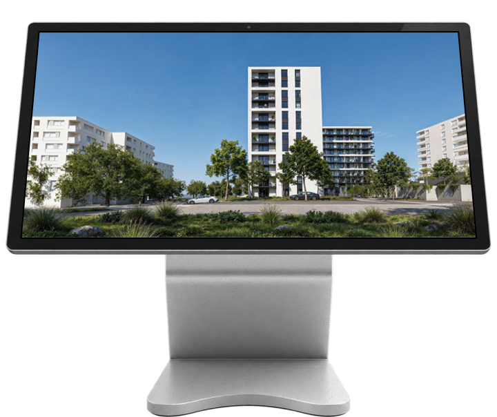 Home Selector on a kiosk