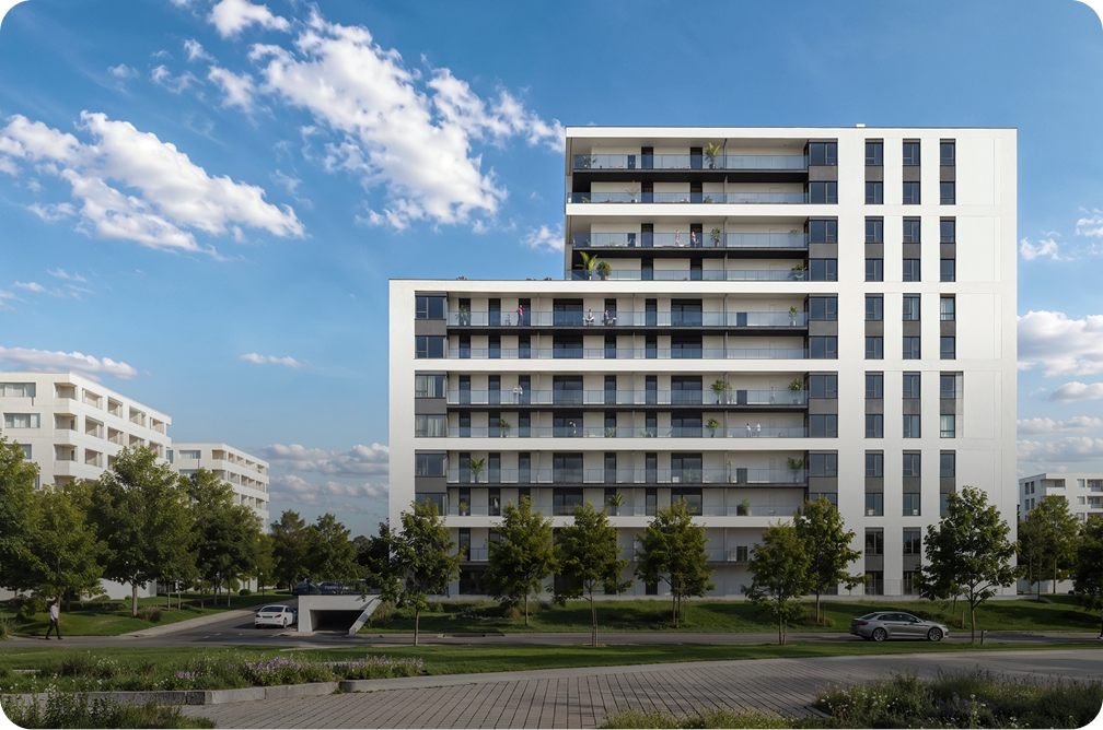 Panoramiqa residential complex in Poland