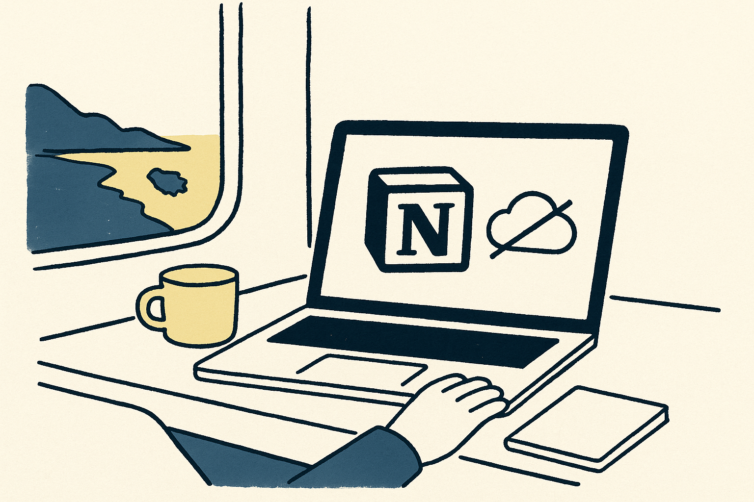 Notion hors ligne : enfin ! (et bravo pour la doc)