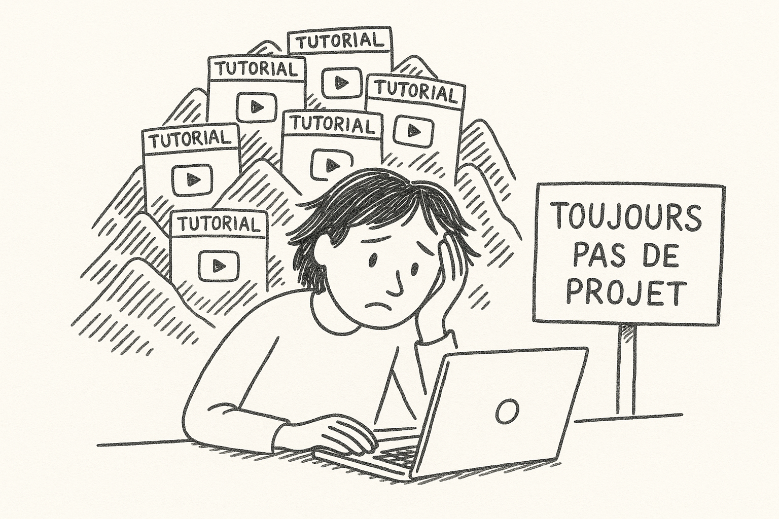 Sortir de l’enfer des tutoriels no-code : comment transformer les vidéos en vraies compétences