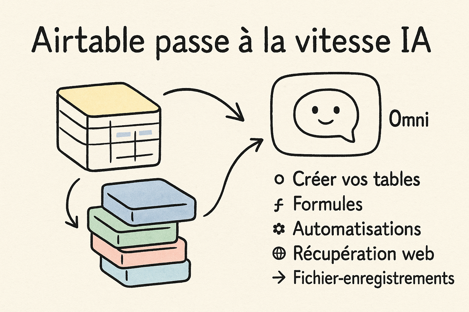 Airtable passe à la vitesse IA avec Omni