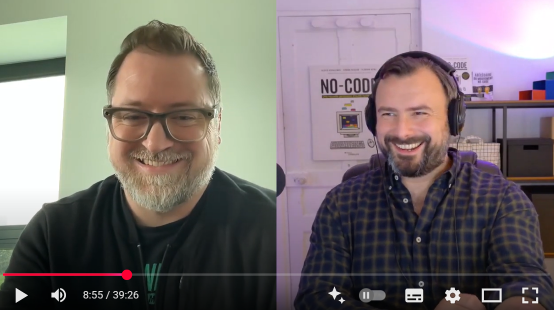 Aperçu de la vidéo d'interview entre Audric et Erwan