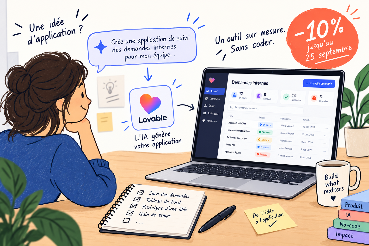 Vibe coding : 4 jours pour apprendre à construire une application de bout en bout