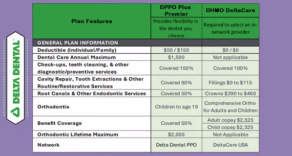 delta insurance info