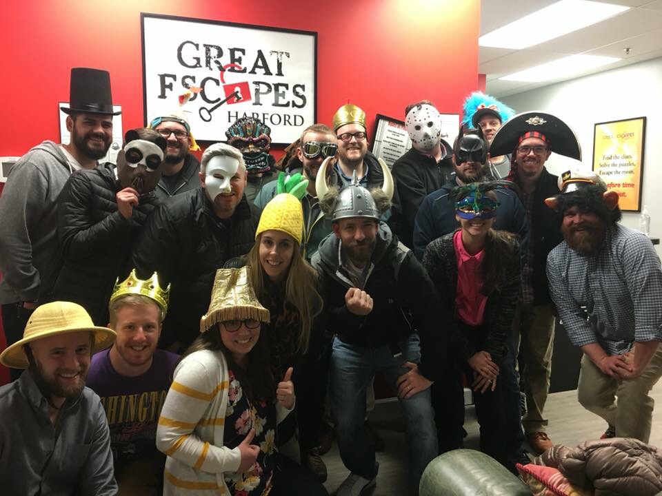 TeamGantt escape room outing