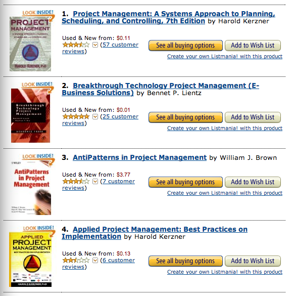 Amazon.com: Best Books on Project Management 2014-05-06 15-41-17