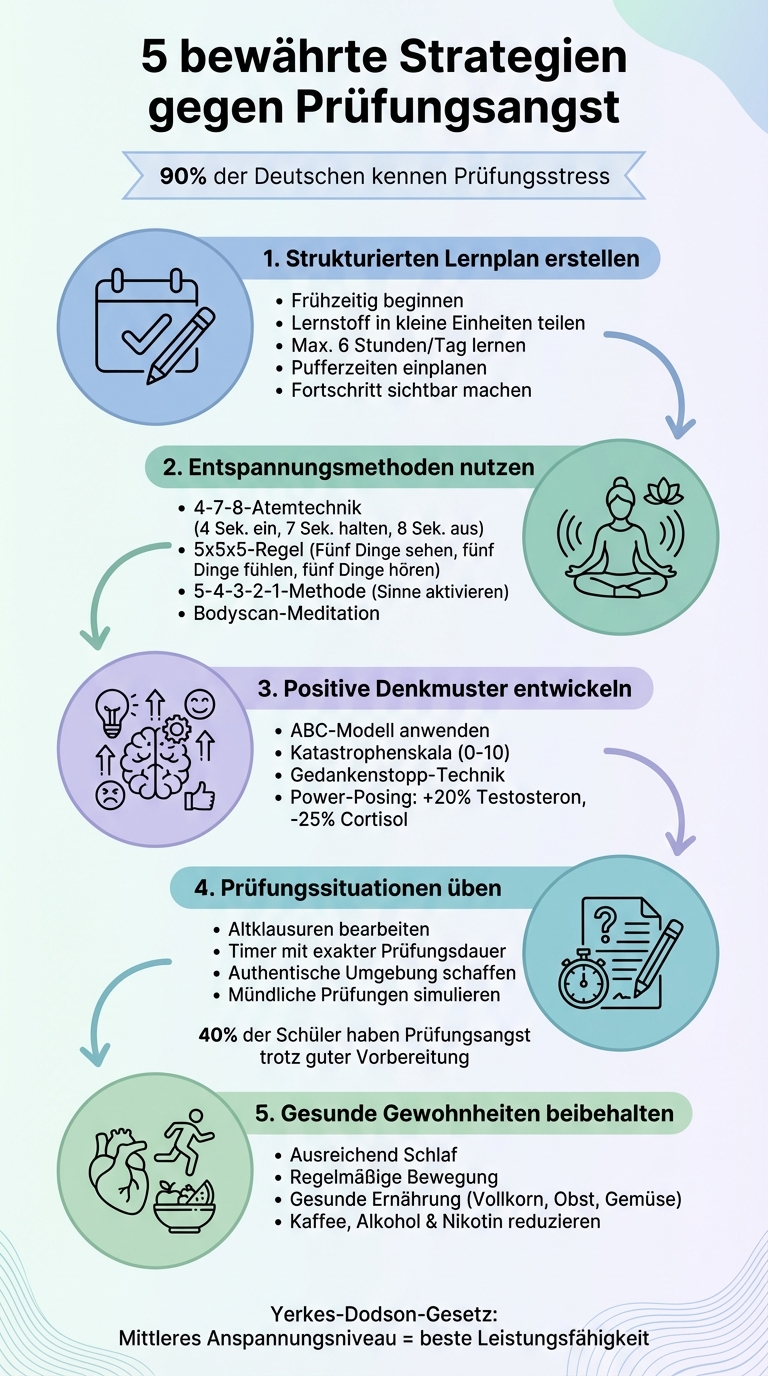 5 bewährte Strategien gegen Prüfungsangst
