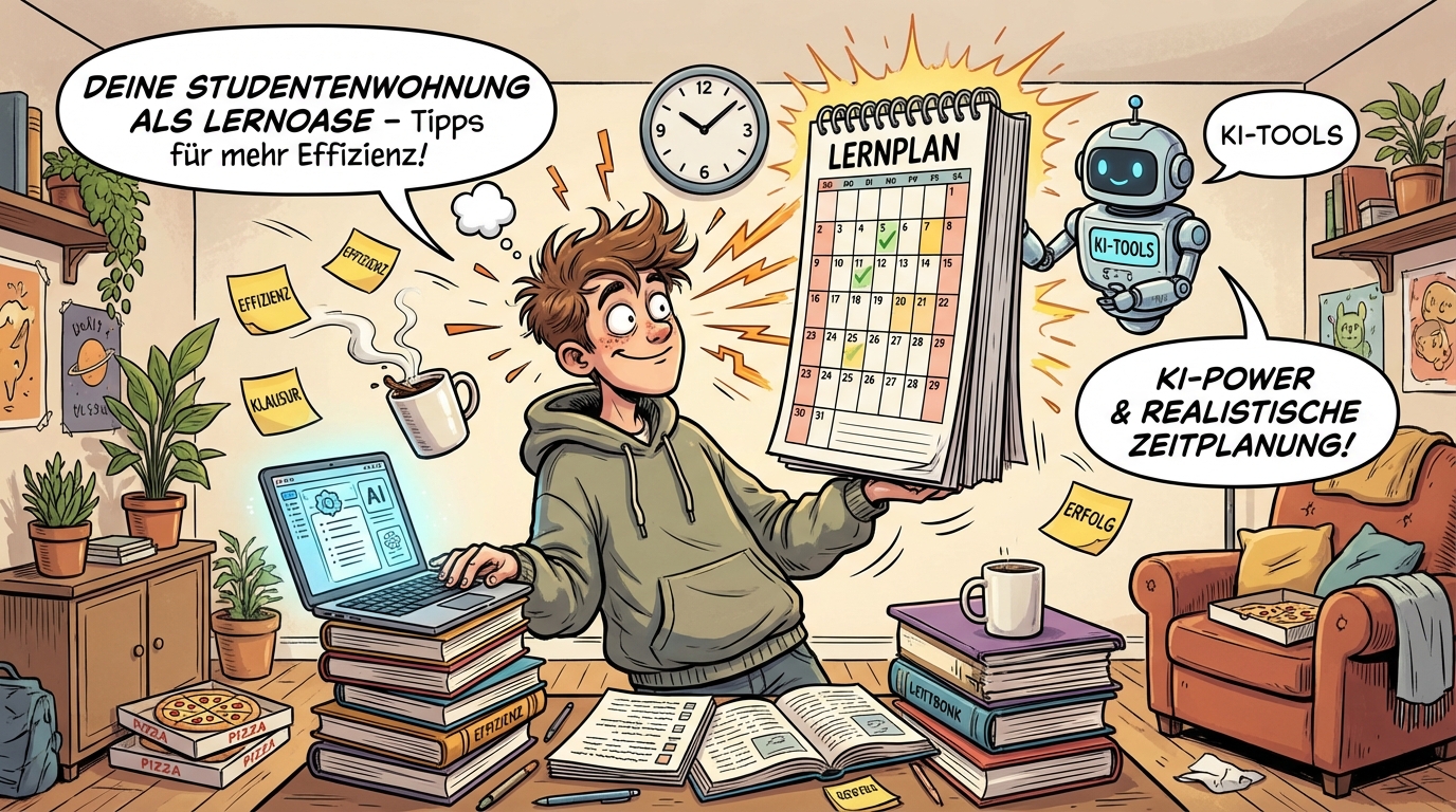 Deine Studentenwohnung als Lernoase – Tipps für mehr Effizienz