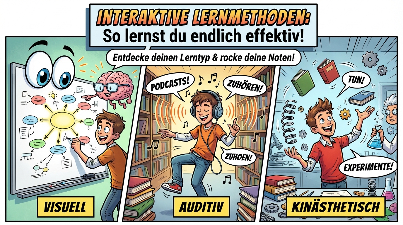 Interaktive Lernmethoden: So lernst du endlich effektiv