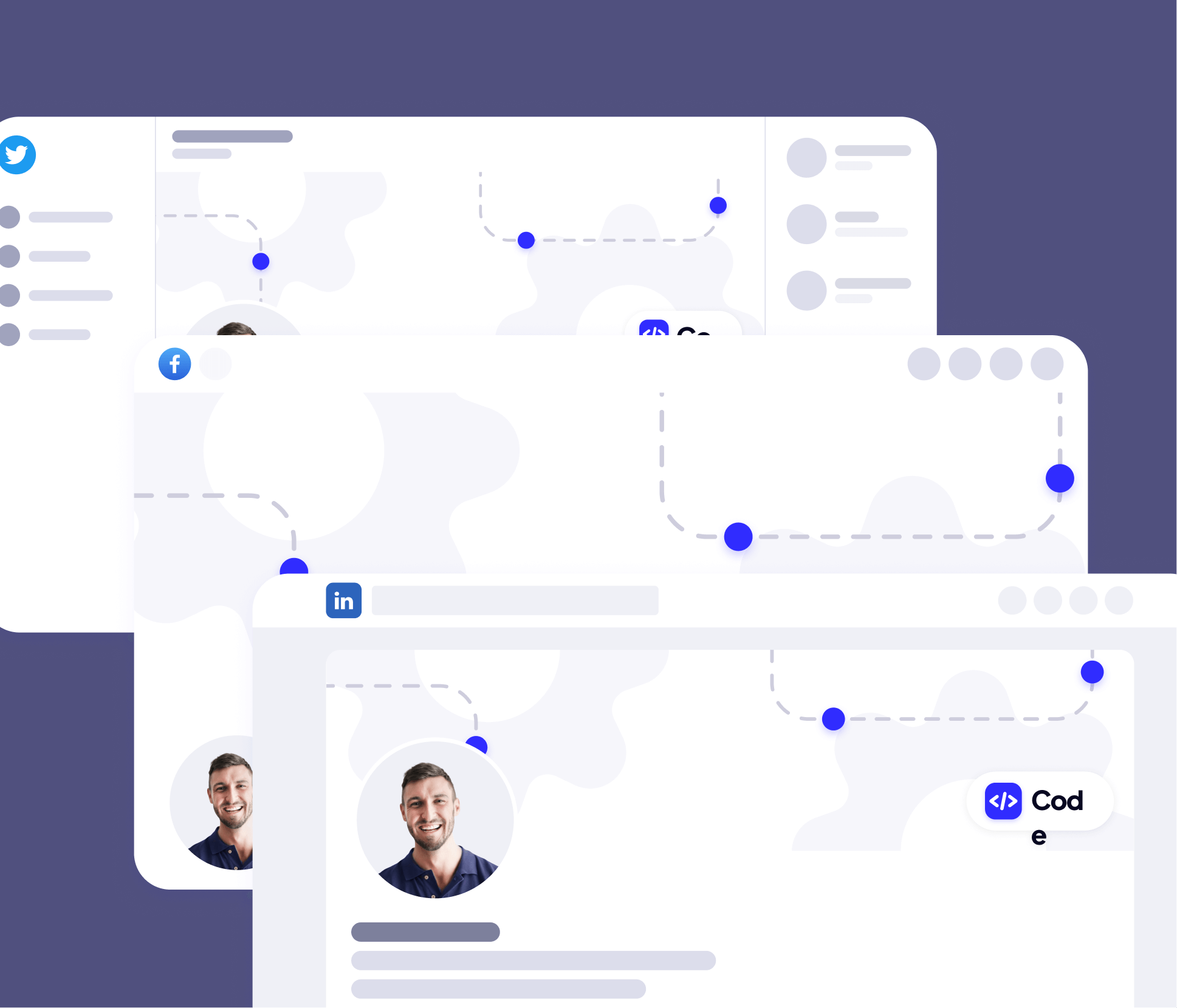 Code - Social Media Assets - Development Agency Webflow Template