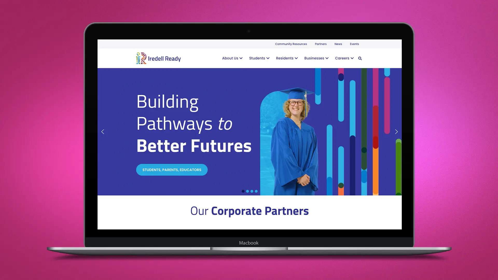 Our web design experts launched a feature-rich site, transforming it into a key community and economic hub.