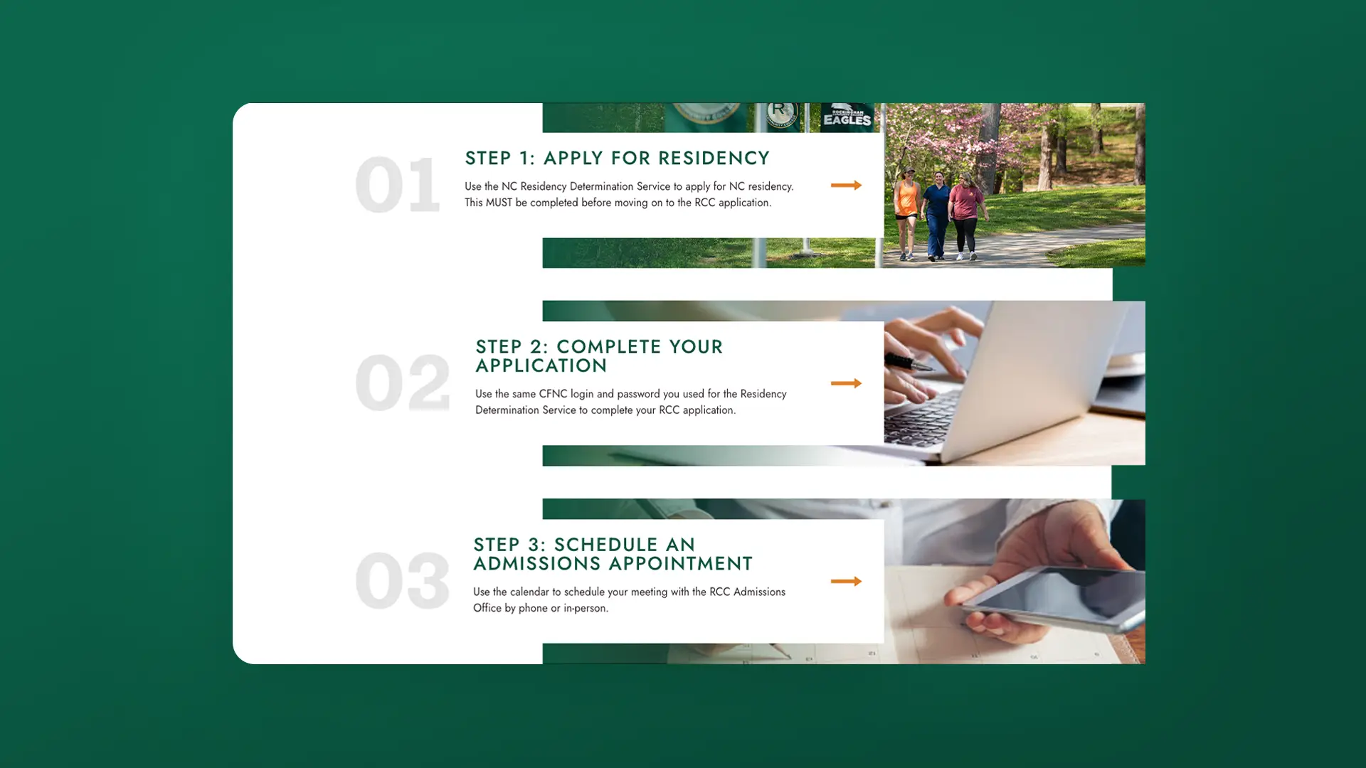 Rockingham Community College Website Design