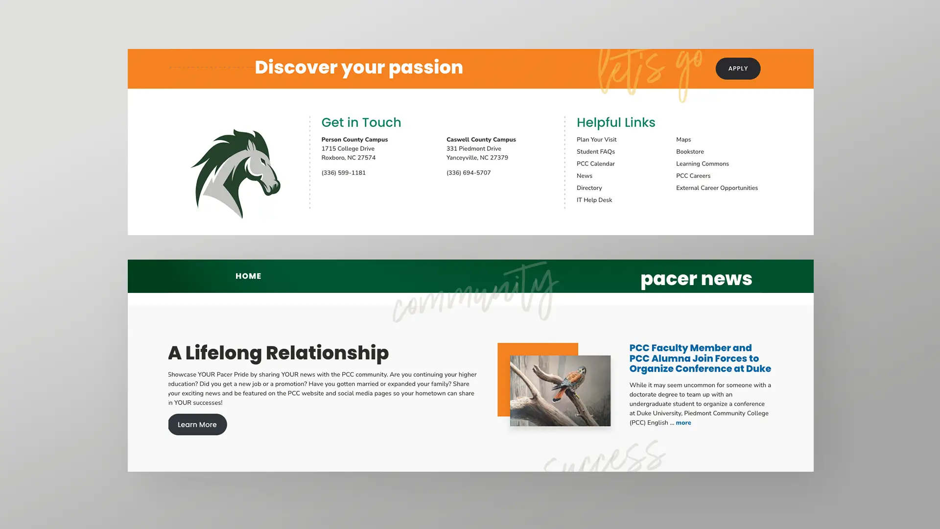 Higher Ed College Website Design