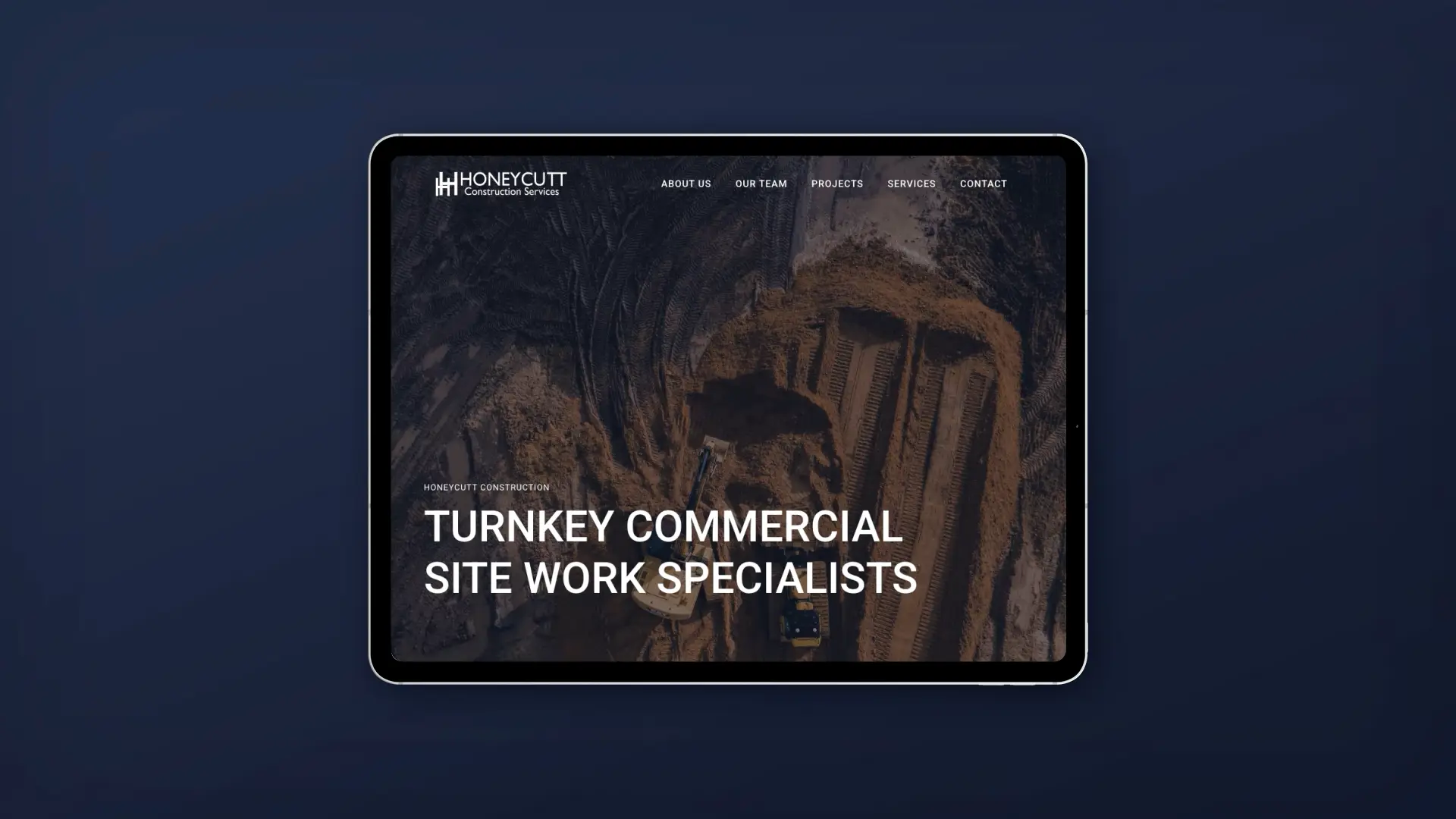 Construction Company Website Design