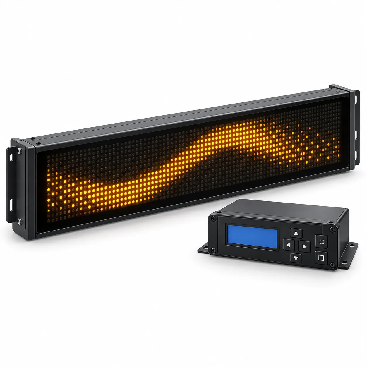 Illustration of a destination display and controller