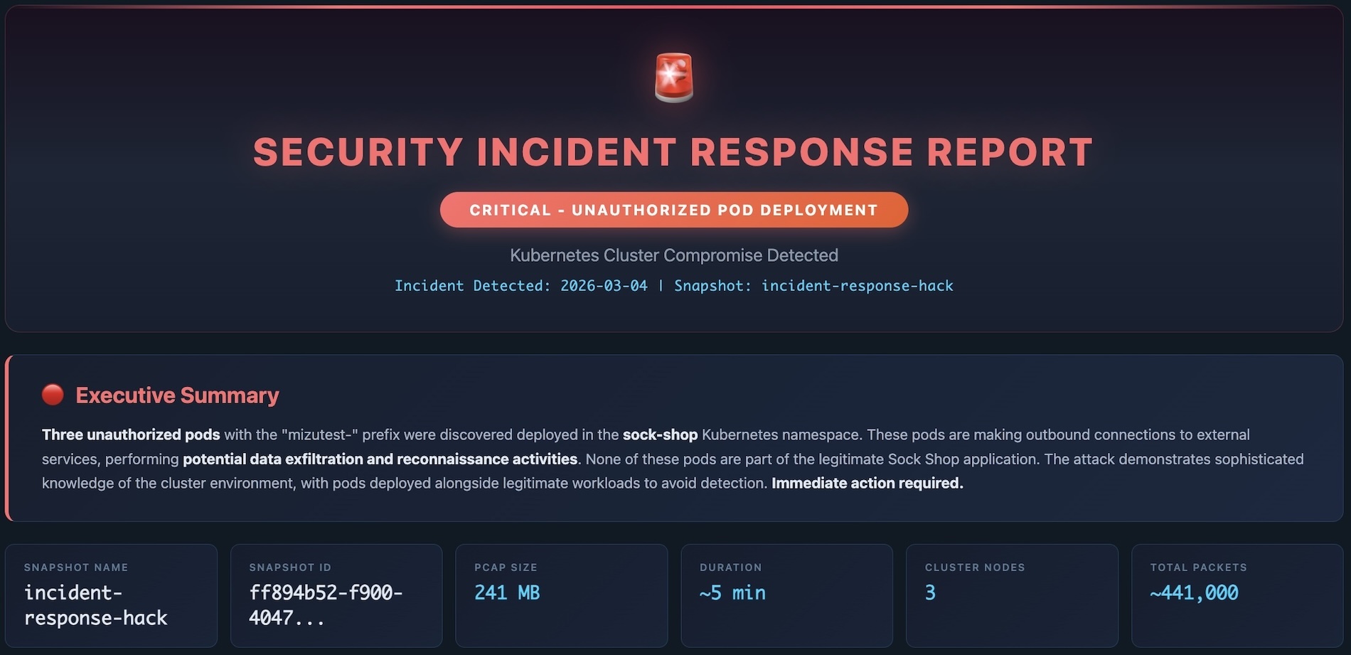 Network Incident Response in the AI Era