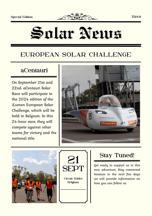 aCentauri Solar Racing