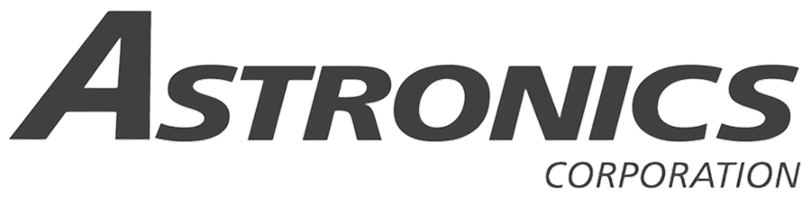 Astronics Corporation logo in stylized bold font.