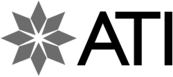 Gray eight-point star shape with alternating wider and narrower points on a black background.