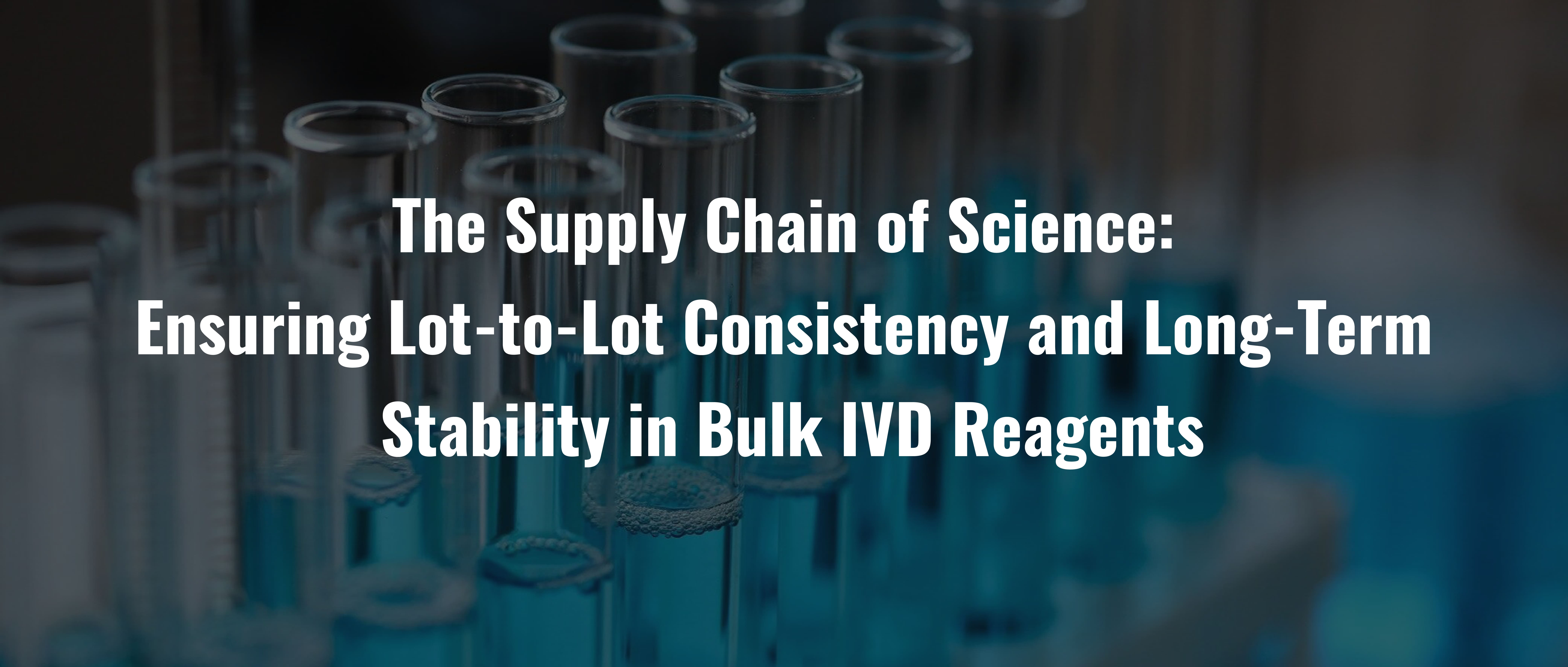 The Supply Chain of Science Banner