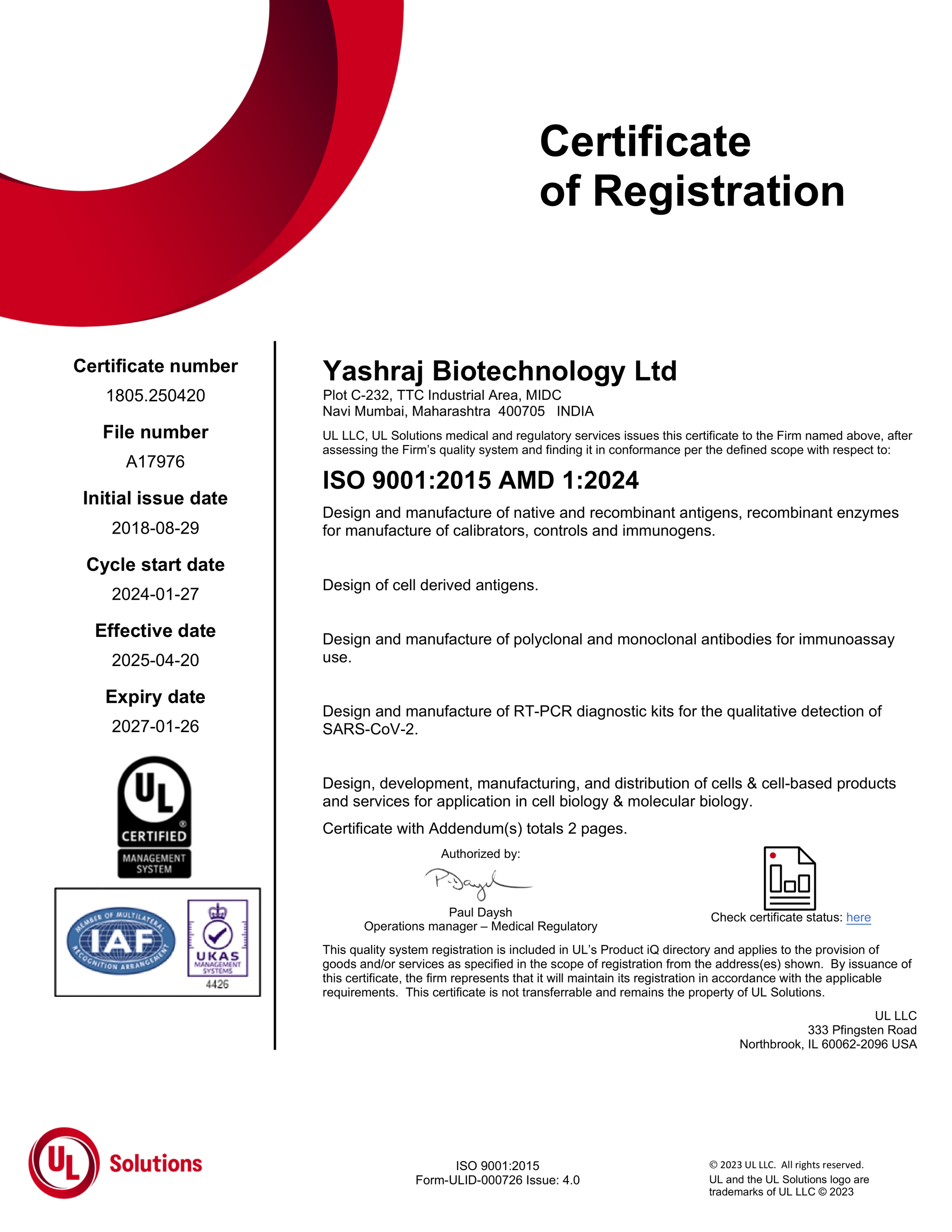 ISO 9001:2015