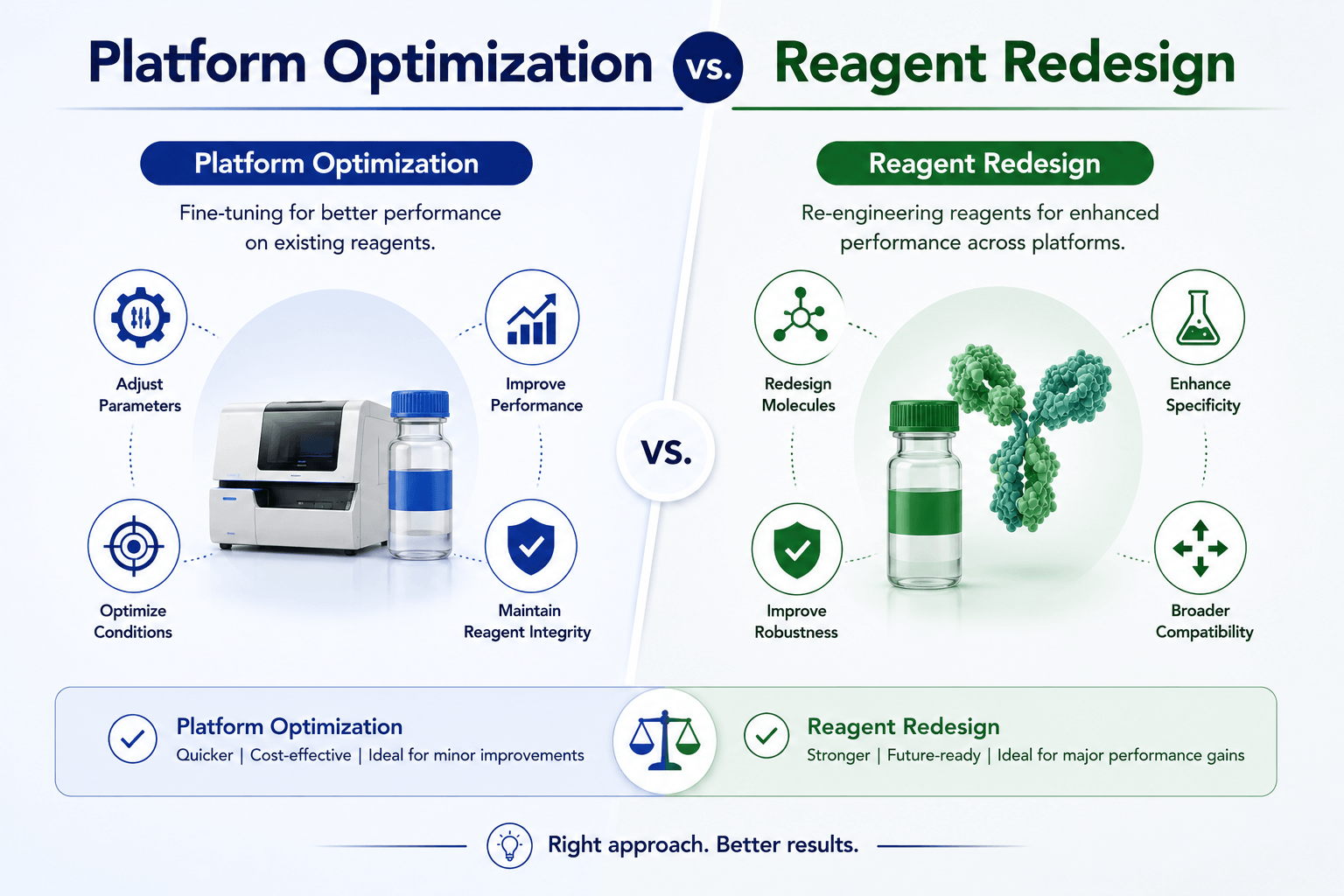 Platform Optimization vs. Reagent Redesign