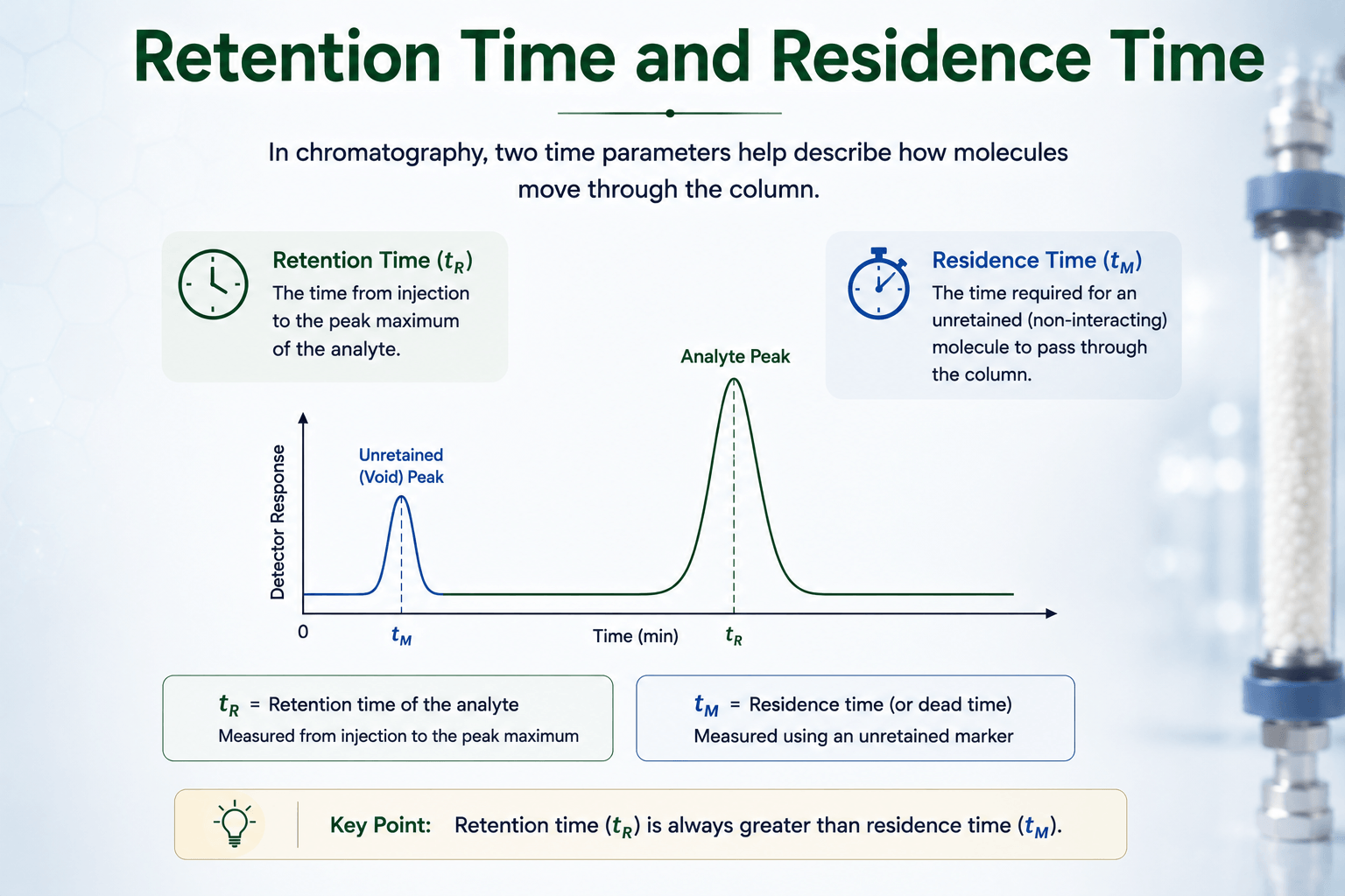 Retention Time and Residence Time