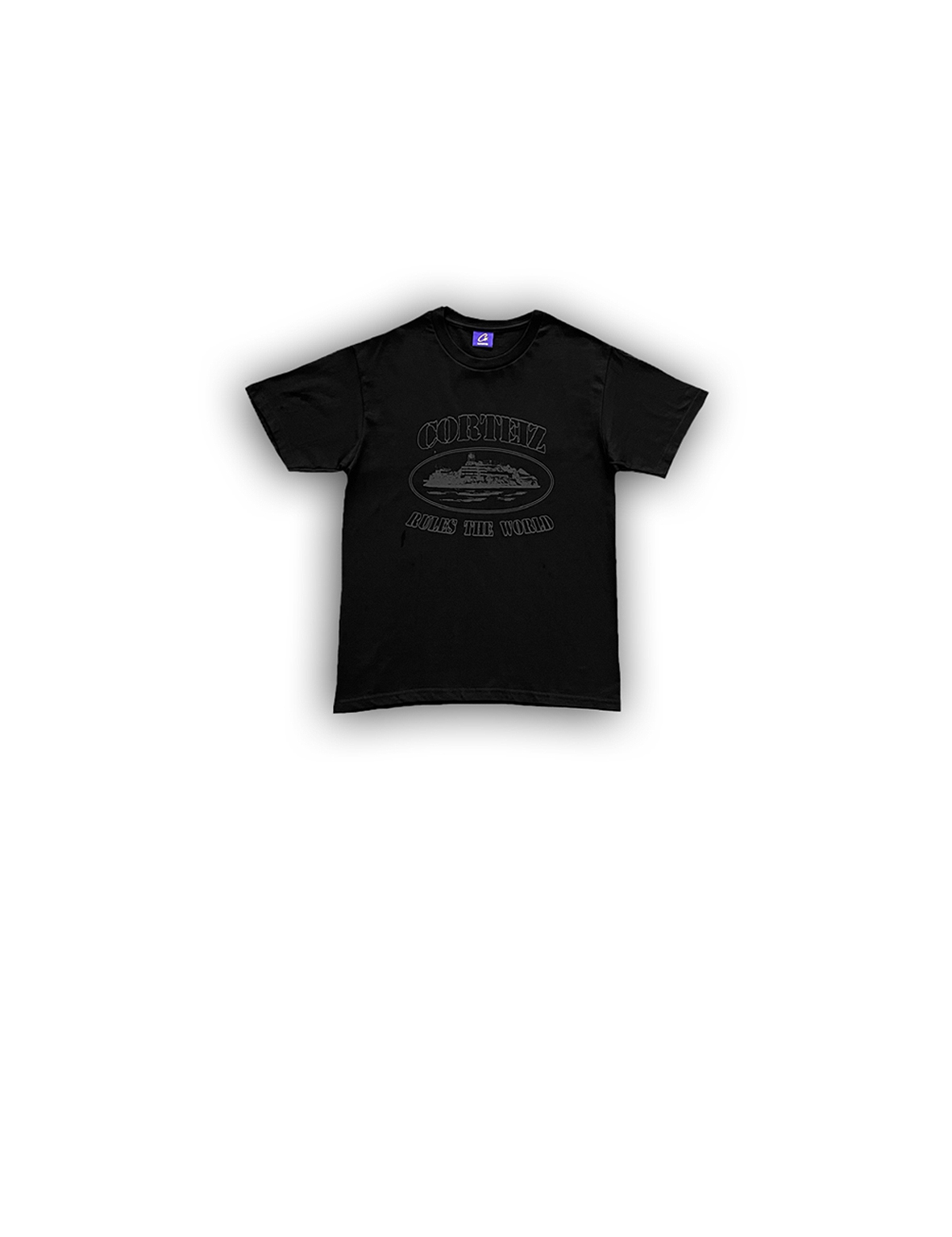 חולצה שחור מלא "Rules The World"